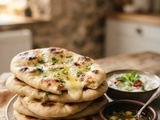 Naans au fromage ultra moelleux