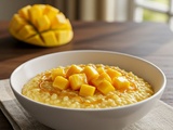 Riz au lait à la mangue