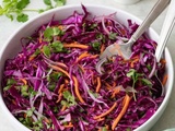 Salade de chou rouge aux pommes