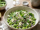 Salade de fèves fraîches à la feta : l’explosion de fraîcheur prête en un clin d’œil