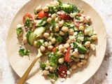 Salade de pois chiches au zaathar