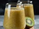 Smoothie banane et kiwis