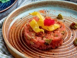 Tartare de saumon à l’avocat et wasabi