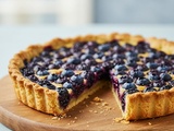 Tarte aux myrtilles et cannelle