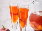 Thé glacé à la pêche