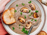Velouté de champignons de Paris au cumin