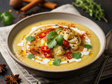 Velouté de chou fleur aux épices
