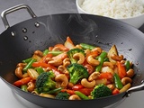 Wok de légumes aux noix de cajou