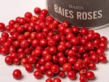 Zoom sur les baies roses