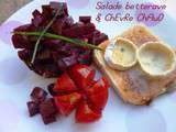 Salade betterave & chèvre chaud