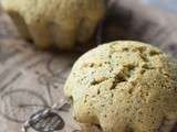 Muffins pavot / amandes / citron {aux blancs d'oeuf}