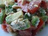 Salade tomate-avocat-féta