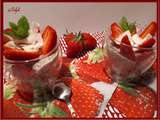 Chia pudding coco-menthe et fraises