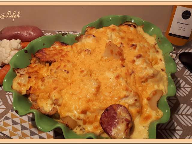 Recettes de Gratin de chou-fleur et Carottes