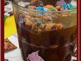 Mousse croustillante aux m&m's