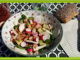 Salade de petit épeautre et radis