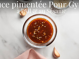 Découvrez la magnifique Sauce Pimentée à l’Ail & au Sésame pour Gyoza prête en 1 minute