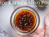 Formidable Sauce Karashi Miso Ponzu prête en 2 minutes