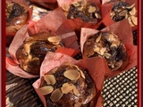 Brioche muffin au chocolat et amandes