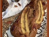 Cake à la banane et noix de pécan