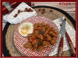 Conchiglie aux poivrons, tomate et aubergine