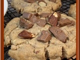 Cookies aux amande et chocolat praliné