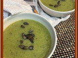 Crème de pommes de terre et courgettes
