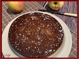 Gâteau aux pommes et raisins secs