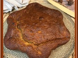 Gâteau bananes, pomme et chocolat