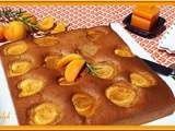 Gâteau fondant abricots et romarin