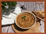 Houmous de tomates séchées et basilic