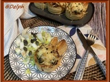 Lapins feuilletés farcis aux champignons, épinards et poitrine fumée