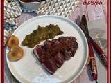 Magret de canard sauce aux prunes