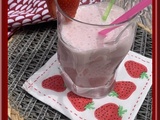 Milkshake à la fraise