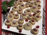 Mini tartelettes framboises et pistache