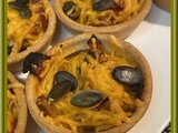 Petites quiches au chorizo et butternut