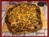 Pizza bœuf haché et cheddar