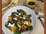 Salade de butternut épinards et chèvre