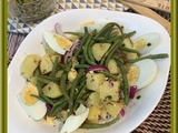 Salade de pommes de terre et haricots verts