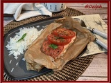 Saumon citronné en papillote