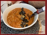 Soupe de patates douces et tomates