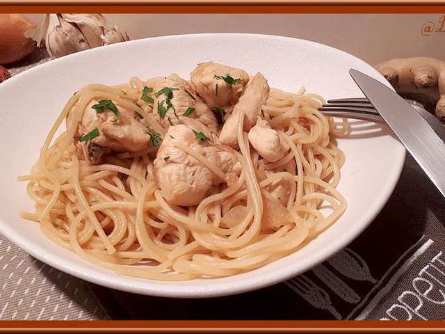 Recettes De Spaghetti Et Poulet