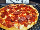 Pizza chorizo poivrons