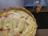 Quiche aux asperges et saumon fumé