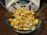 Salade de pommes de terre et sa vinaigrette balsamique au thermomix de Vorwerk