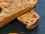 Foie gras poché aux vendanges tardives , butternut ,coing et verveine pour le concours Foie gras Party