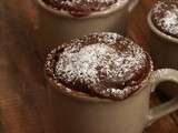 Gâteau express au chocolat en  2 minutes ou  coffee mug cake  