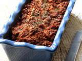 Pain de viande aux herbes , Meat loaf with fresh herbs