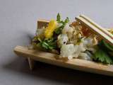 Salade de riz très fraîche à la mangue , coriandre , menthe ... pour les déjeuners de l'été