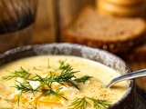 Soupe crémeuse au haddock